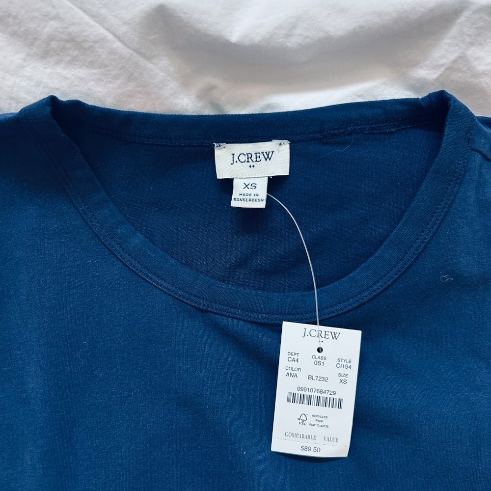 J.Crew Short-sleeve Knit Mixy Dress - Picture 5 of 7